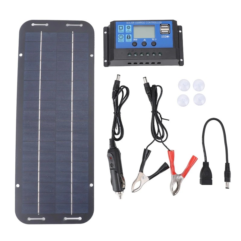 Solar Emergency Charger - 6W 5V Flexible Solar Panel Charger