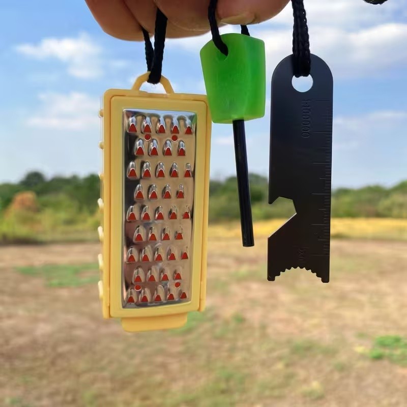 Portable Outdoor Emergency Tin - Magnesium Fire Starter ulasan dan harga