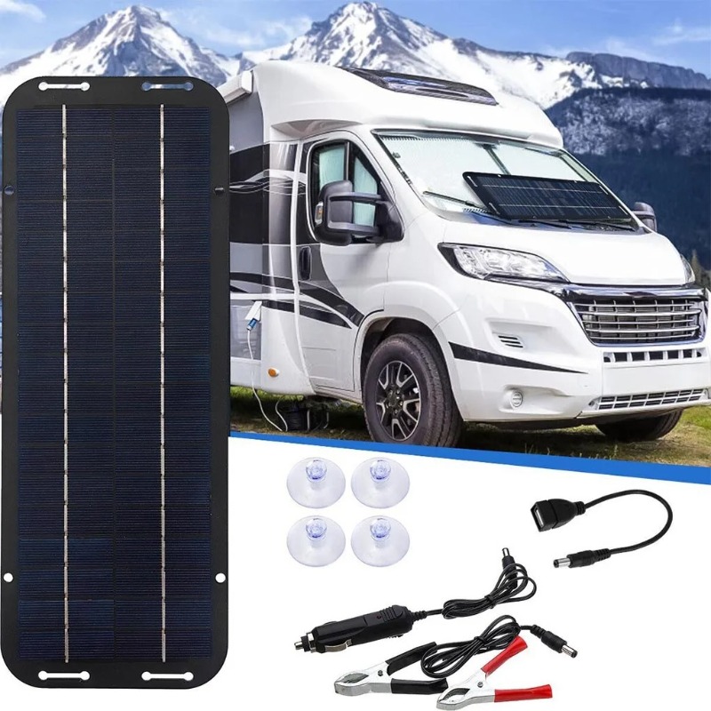 6W 5V Flexible Solar Panel Cha - Solar Emergency Charger ulasan dan harga