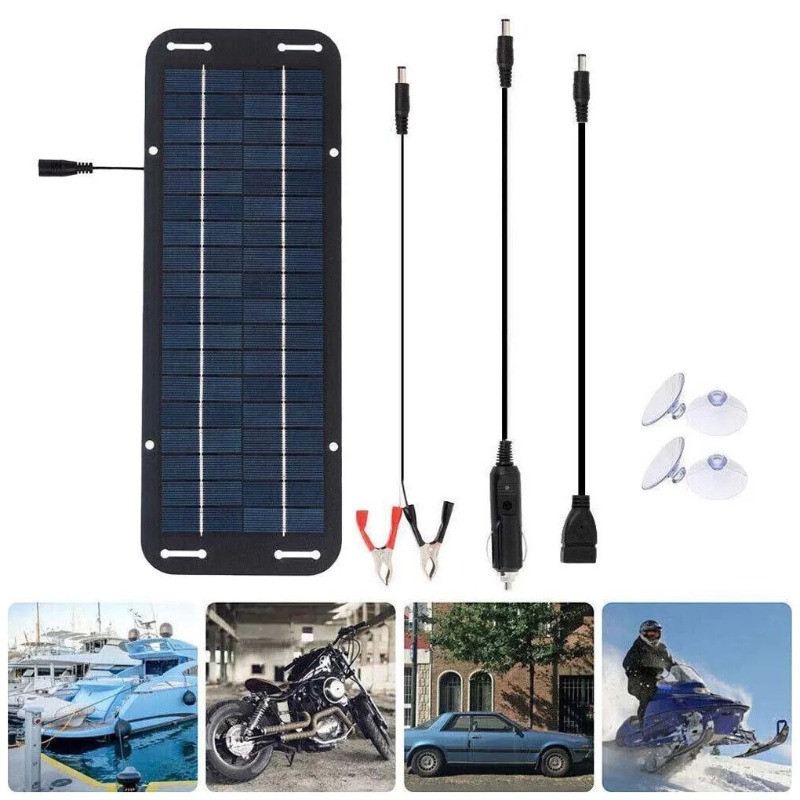 6W 5V Flexible Solar Panel Cha - Solar Emergency Charger ulasan dan harga