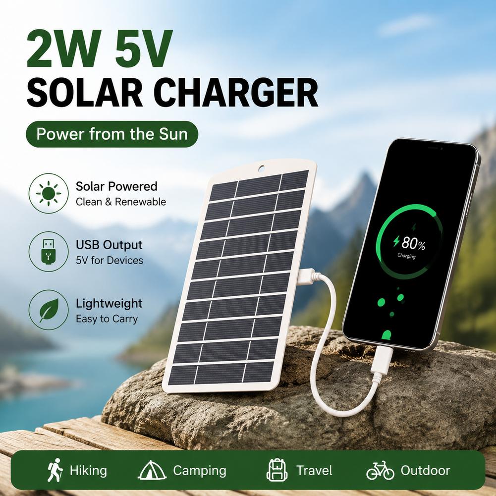 Portable USB Solar Panel Charg - Solar Emergency Charger ulasan dan harga
