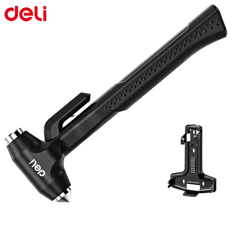 DELI Portable Car Safety Hamme - Rescue Rope Throw ulasan dan harga