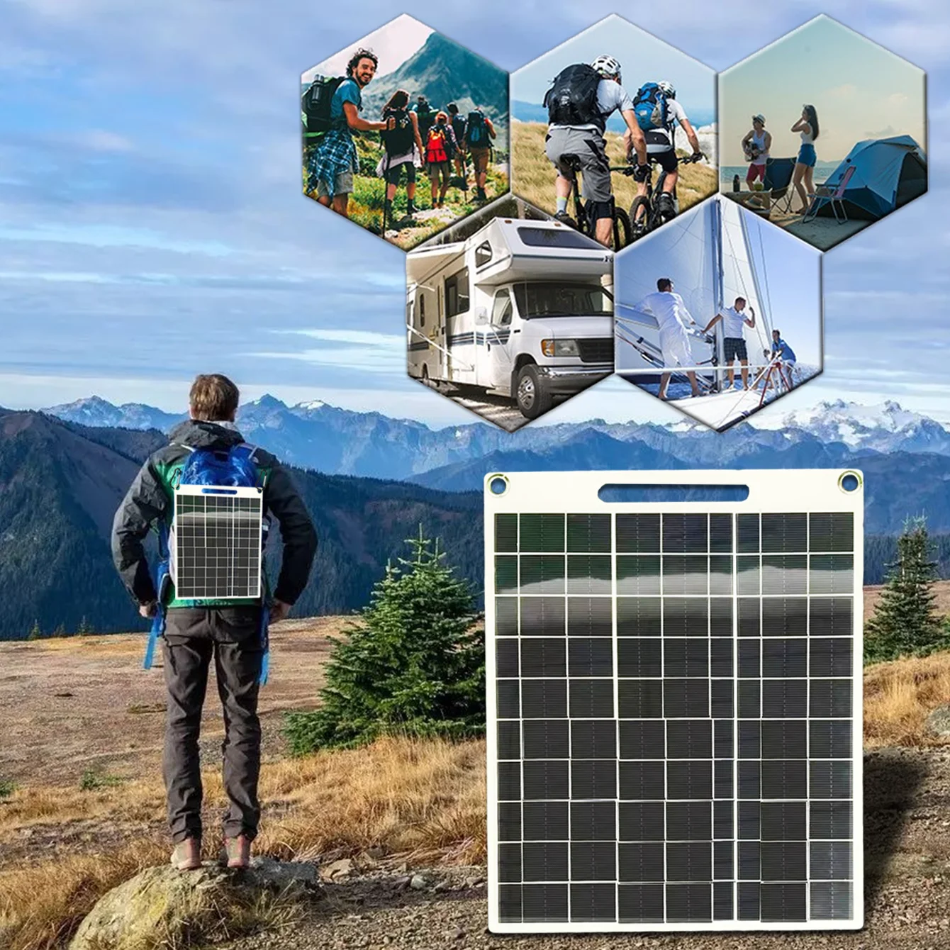 Portable Water Resistant Solar - Solar Emergency Charger ulasan dan harga