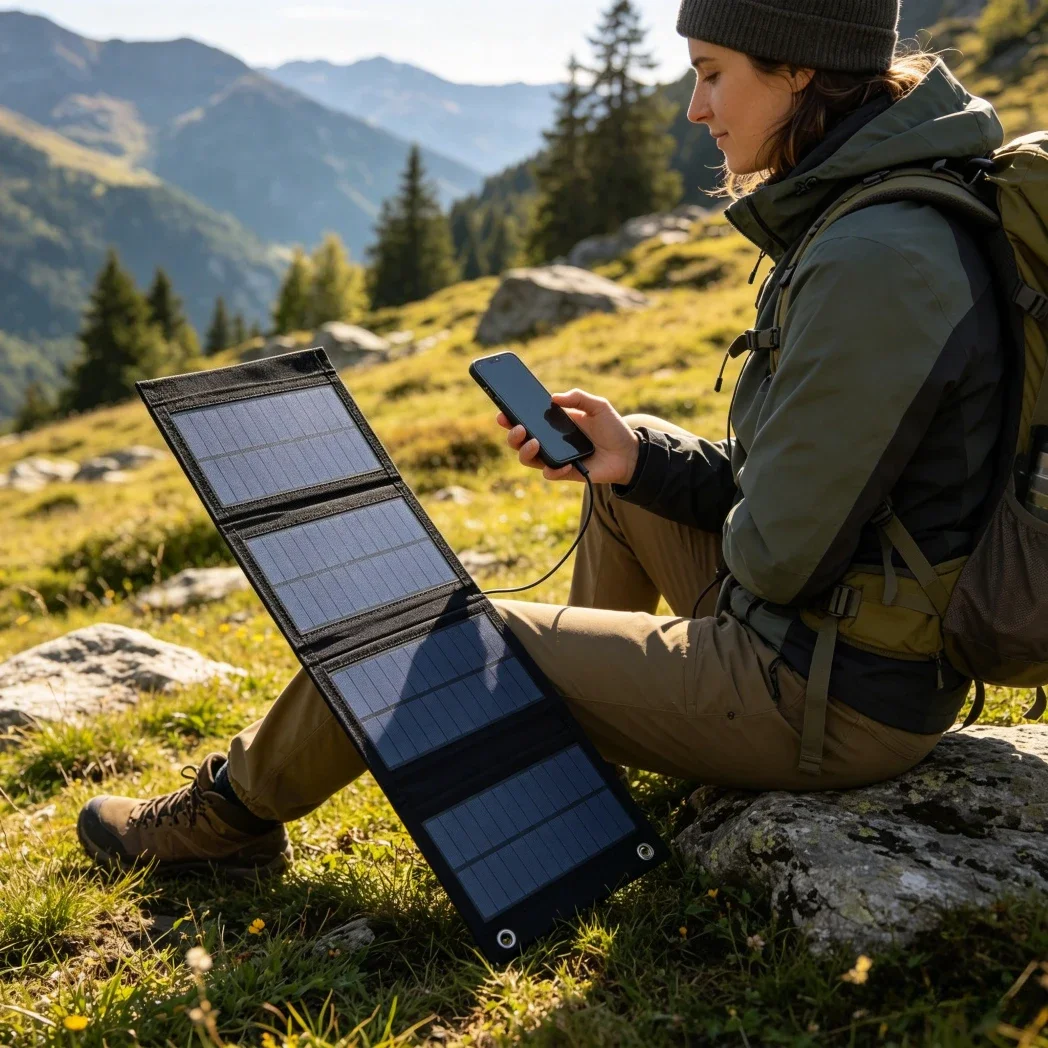 Foldable Solar Panel Charger 2 - Solar Emergency Charger ulasan dan harga